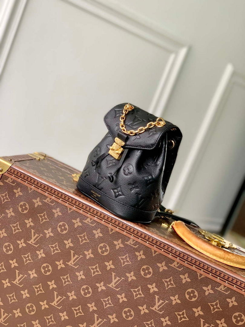 LV M14549 Louis Vuitton Nano No¨¦ Backpack Black