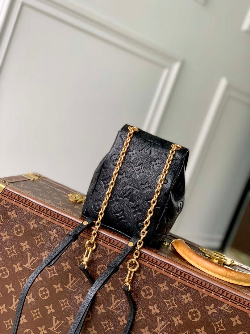 LV M14549 Louis Vuitton Nano No¨¦ Backpack Black