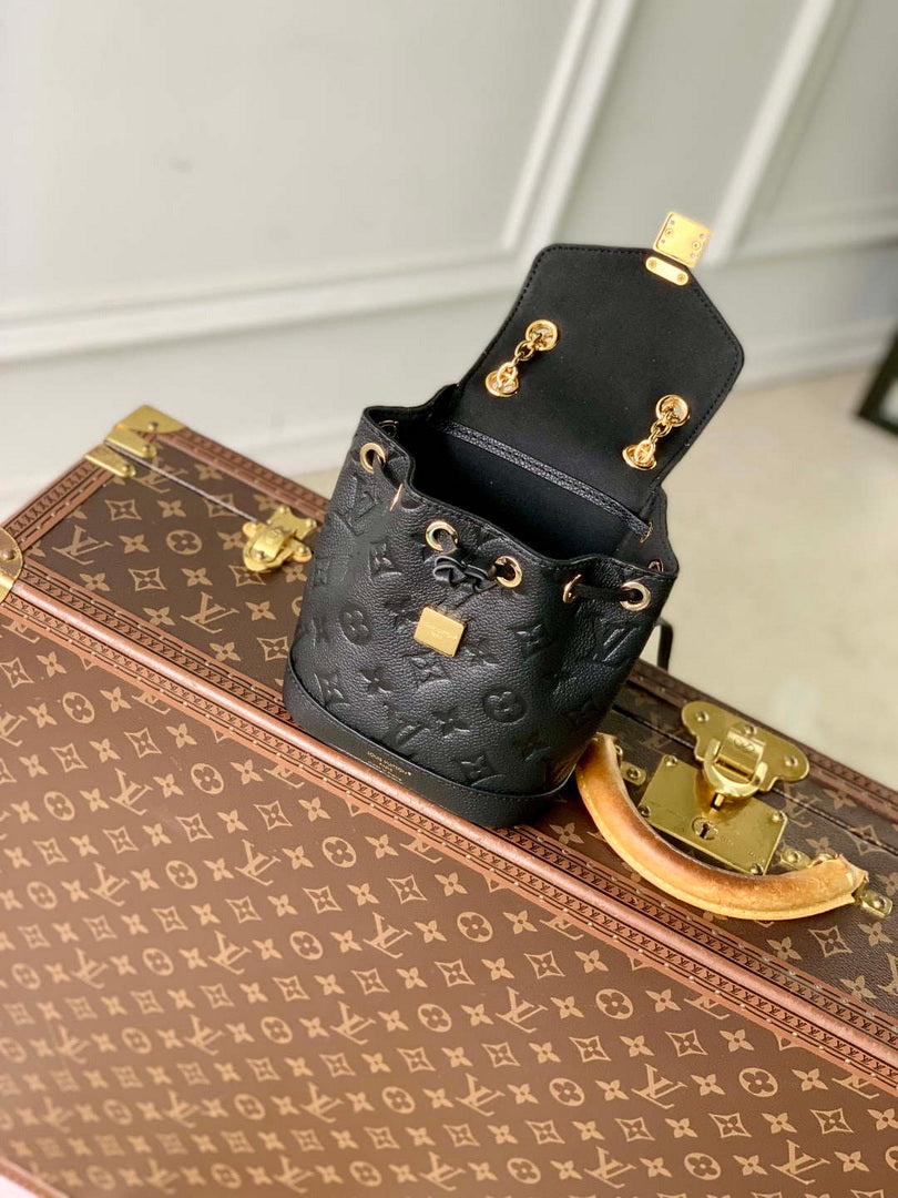 LV M14549 Louis Vuitton Nano No¨¦ Backpack Black