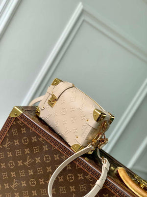 LV M14571 Louis Vuitton Side Trunk PM Bag Biscuit - Default Title - View 2