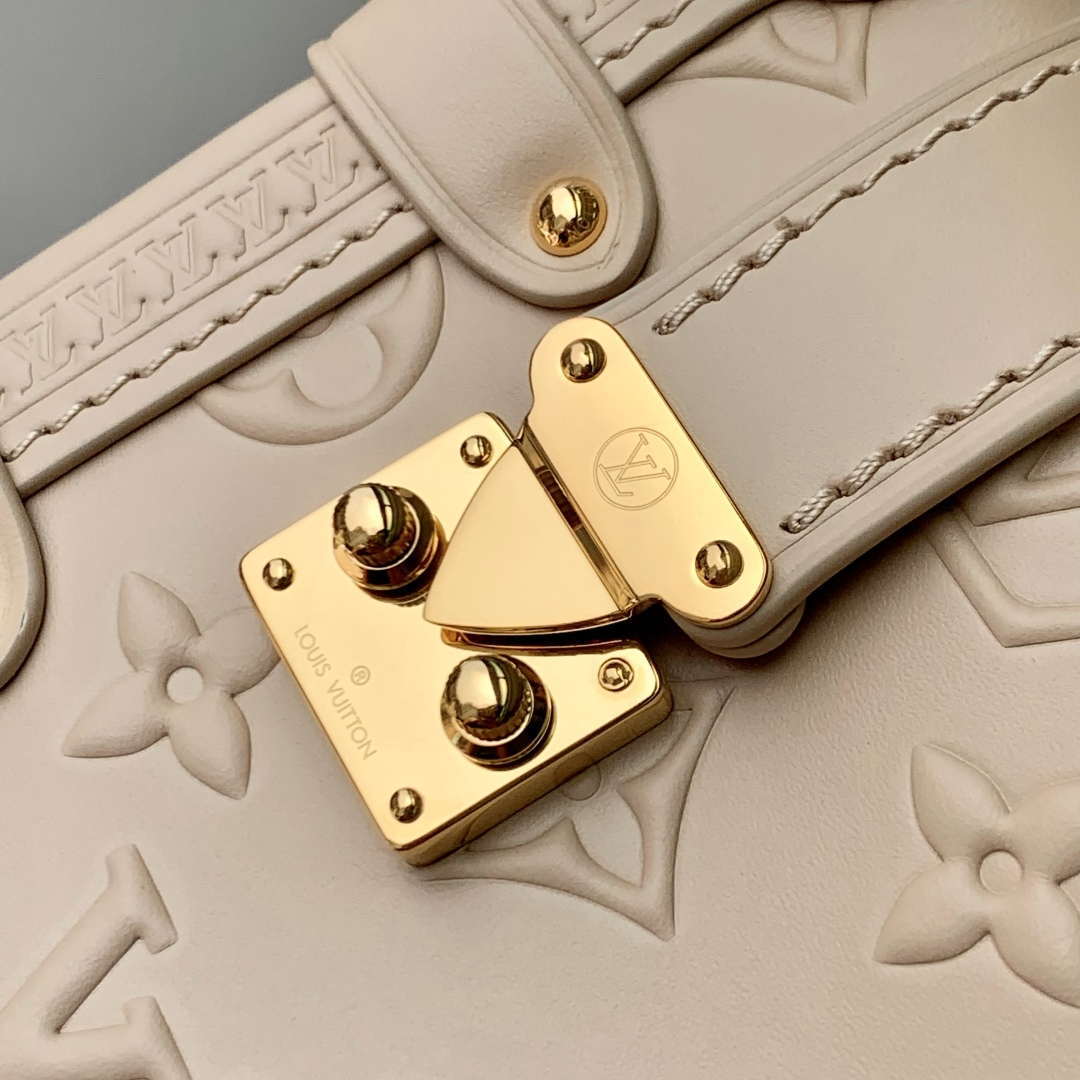 LV M14571 Louis Vuitton Side Trunk PM Bag Biscuit - Default Title - View 5
