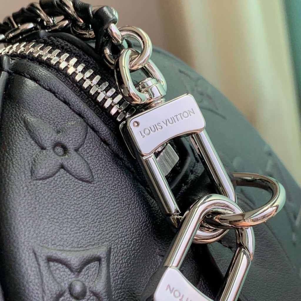 LV M14575 Louis Vuitton Speedy 20 Trunk Bag Black