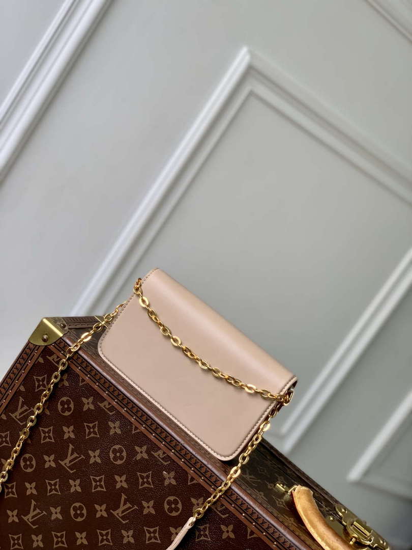 LV M14581 Louis Vuitton Wallet On Chain LV Bloom Bag Macchiato Cream