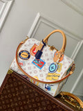 LV M14587 Louis Vuitton Speedy Soft 30 Bag Monogram Dune