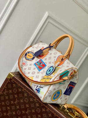 LV M14587 Louis Vuitton Speedy Soft 30 Bag Monogram Dune - Default Title - View 2