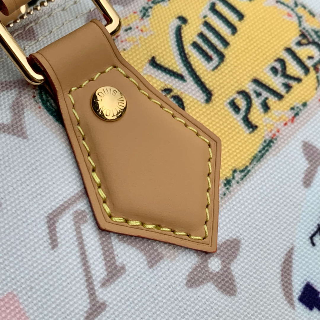 LV M14587 Louis Vuitton Speedy Soft 30 Bag Monogram Dune