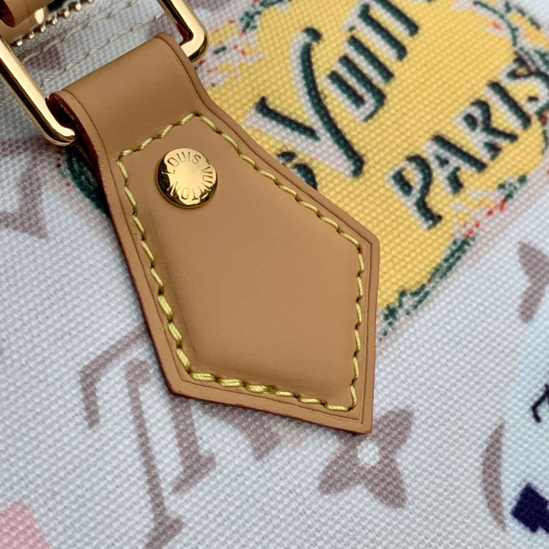 LV M14587 Louis Vuitton Speedy Soft 30 Bag Monogram Dune - Default Title - View 5
