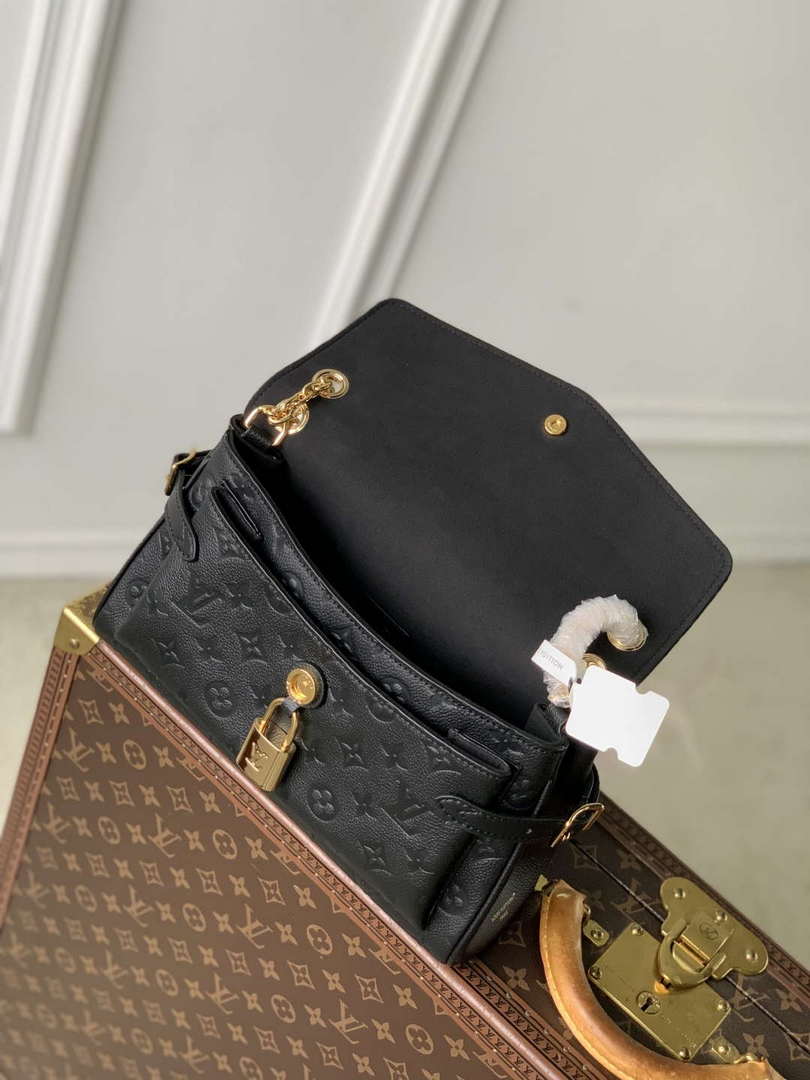 LV M14604 Louis Vuitton Anytime Flap Bag Black - Default Title - View 9
