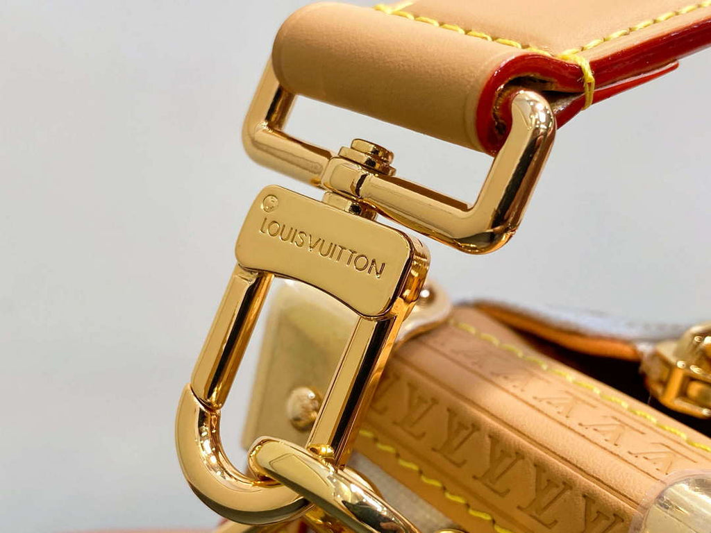 LV M14606 Louis Vuitton Side Trunk MM Bag Monogram Dune