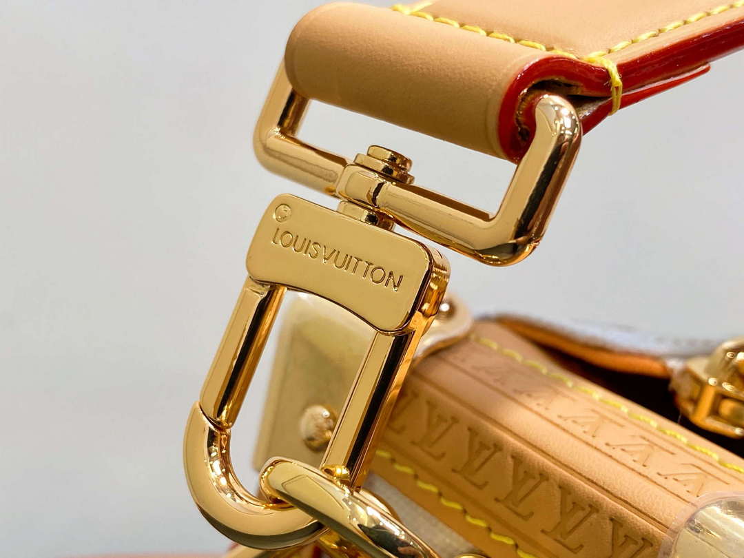 LV M14606 Louis Vuitton Side Trunk MM Bag Monogram Dune