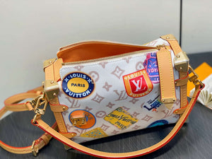 LV M14606 Louis Vuitton Side Trunk MM Bag Monogram Dune - Default Title - View 5