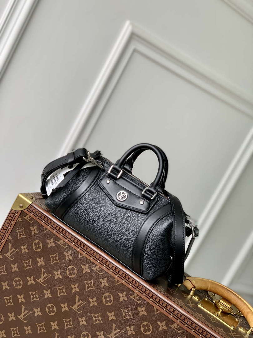 LV M14623 Louis Vuitton Nano LV Biker Handbag Black