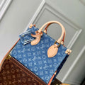LV M14633 Louis Vuitton OnTheGo PM Bag Denim Blue - Default Title - View 1