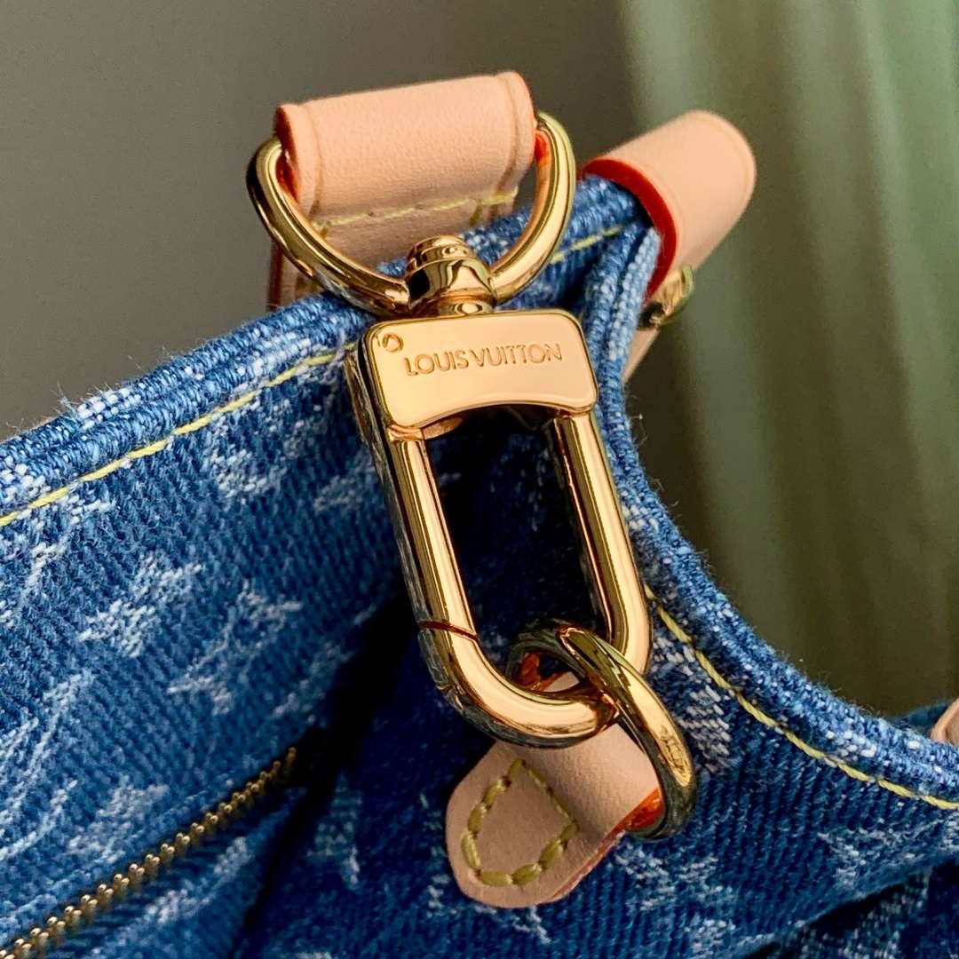 LV M14633 Louis Vuitton OnTheGo PM Bag Denim Blue