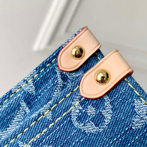 LV M14633 Louis Vuitton OnTheGo PM Bag Denim Blue - Default Title - View 7