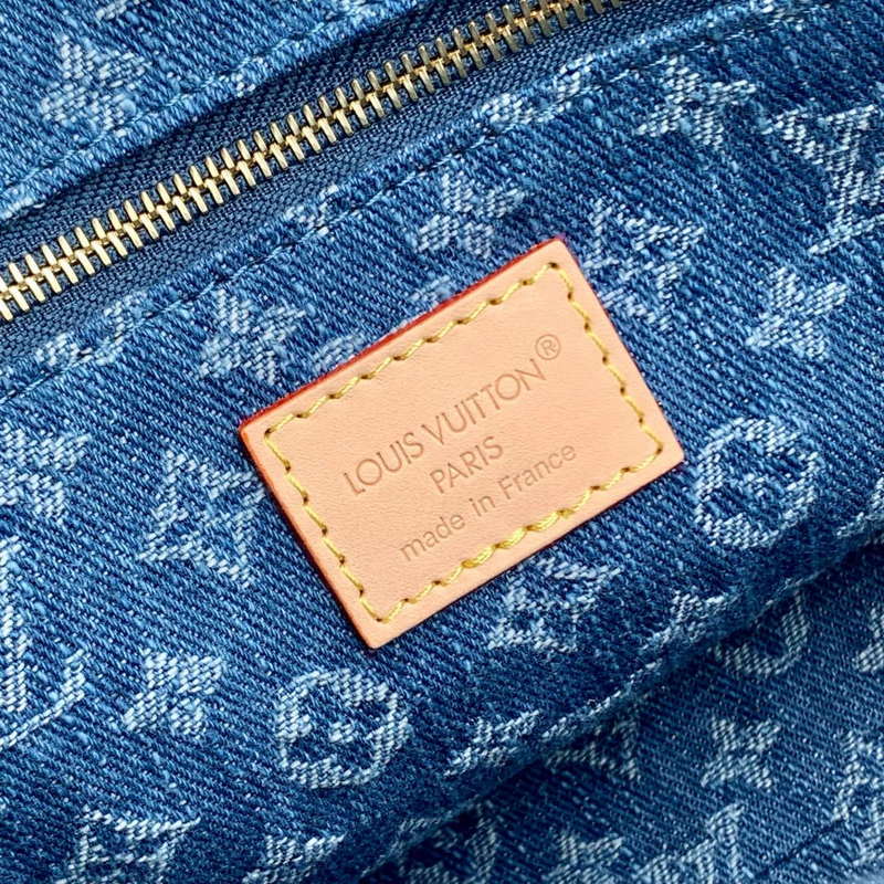 LV M14633 Louis Vuitton OnTheGo PM Bag Denim Blue