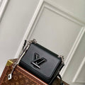 LV M14636 Louis Vuitton Twist PM Slim Bag Black - Default Title - View 1