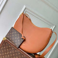 LV M14642 Louis Vuitton Low Key Cookie MM Bag Cognac - Default Title - View 1