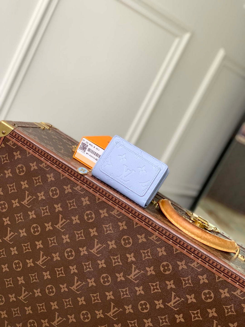 LV M14656 Louis Vuitton Cl¨¦a Wallet Azure Blue