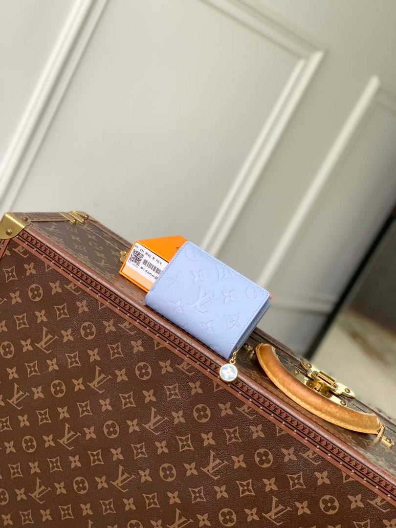 LV M14656 Louis Vuitton Cl¨¦a Wallet Azure Blue