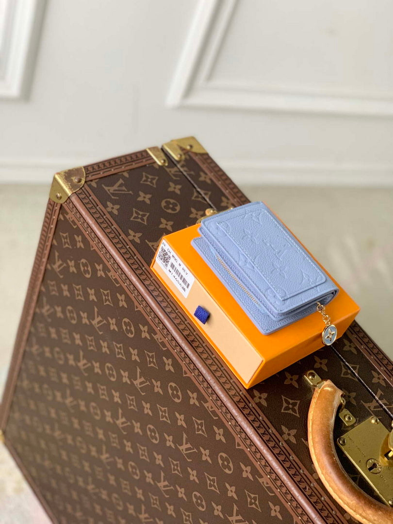 LV M14656 Louis Vuitton Cl¨¦a Wallet Azure Blue