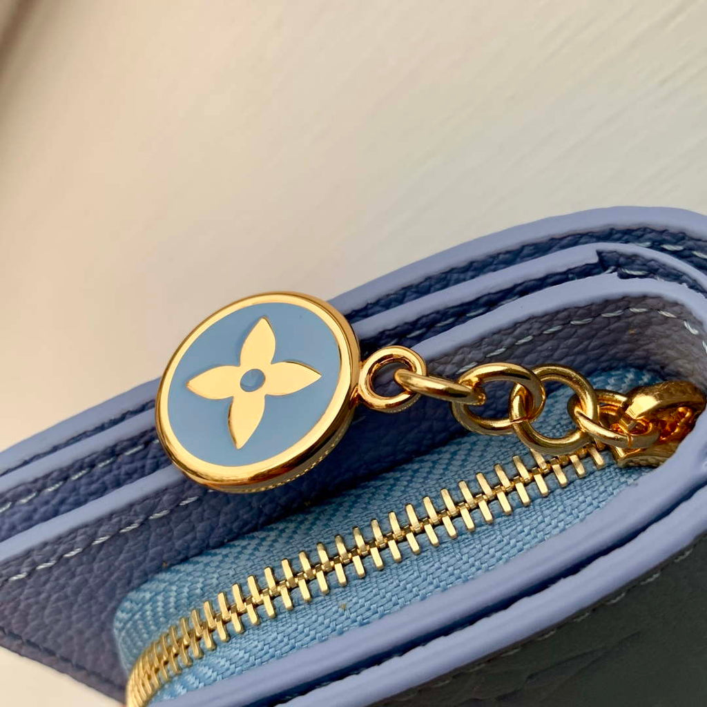 LV M14656 Louis Vuitton Cl¨¦a Wallet Azure Blue
