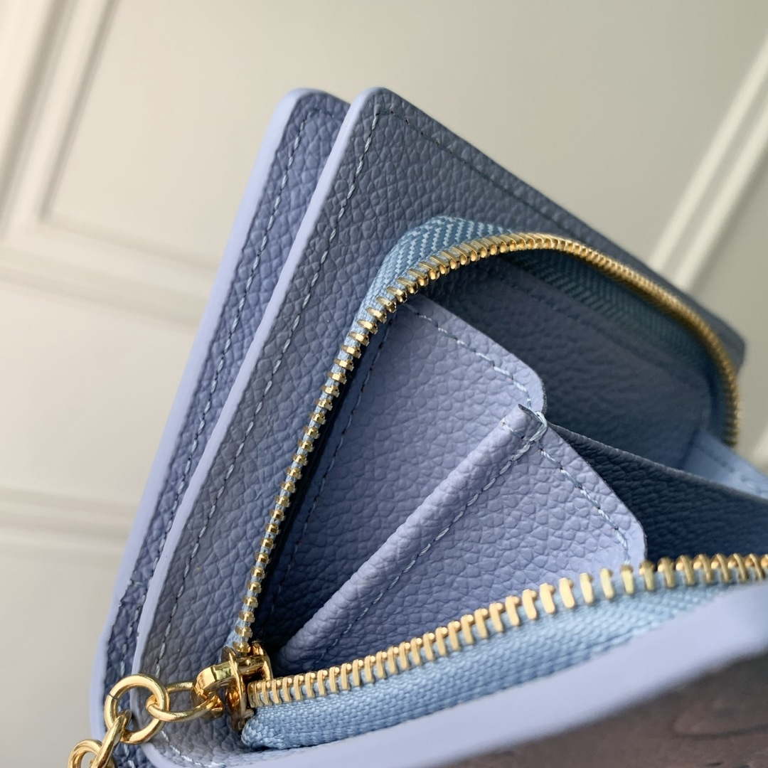 LV M14656 Louis Vuitton Cl¨¦a Wallet Azure Blue