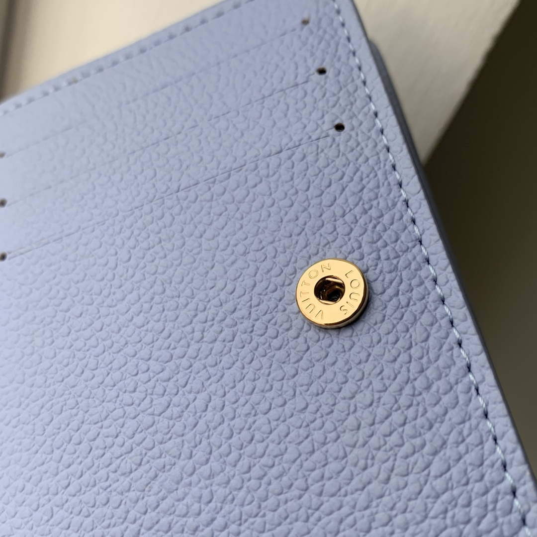 LV M14656 Louis Vuitton Cl¨¦a Wallet Azure Blue