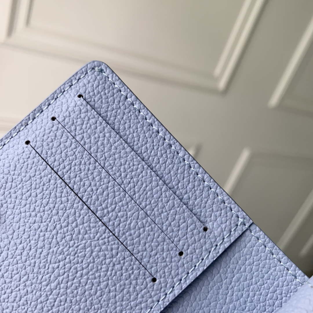 LV M14656 Louis Vuitton Cl¨¦a Wallet Azure Blue