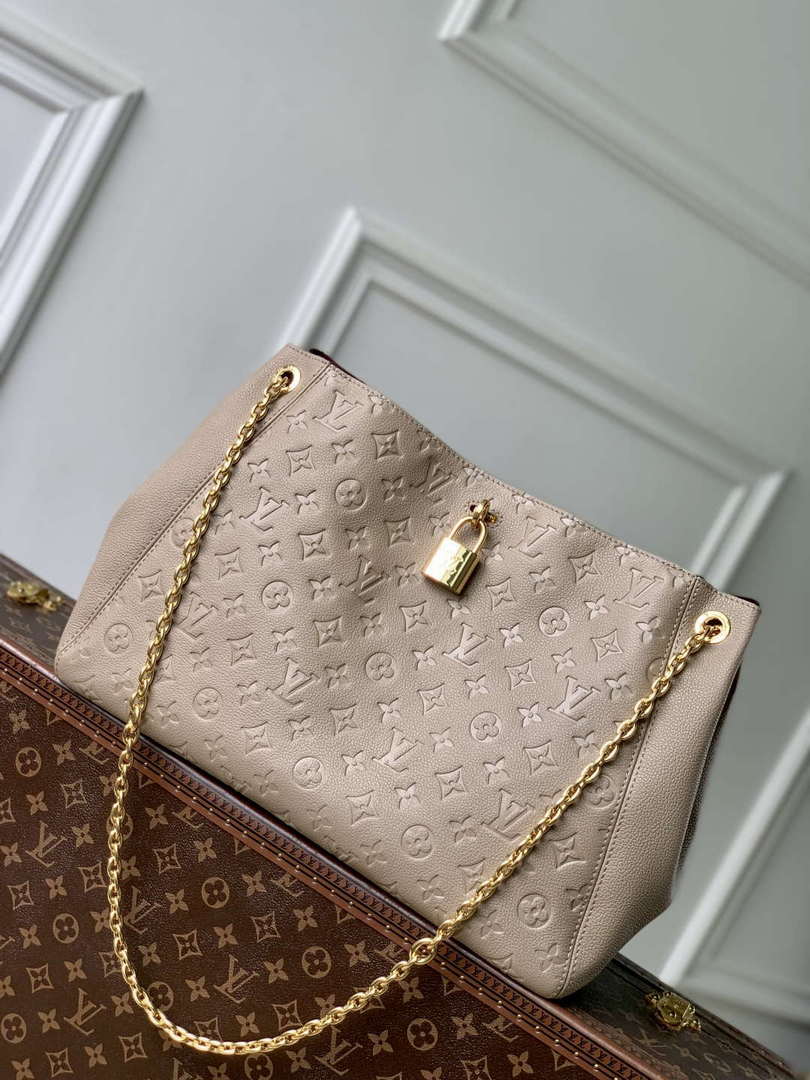 LV M14658 Louis Vuitton Anytime MM Bag Tourterelle Gray - Default Title - View 1