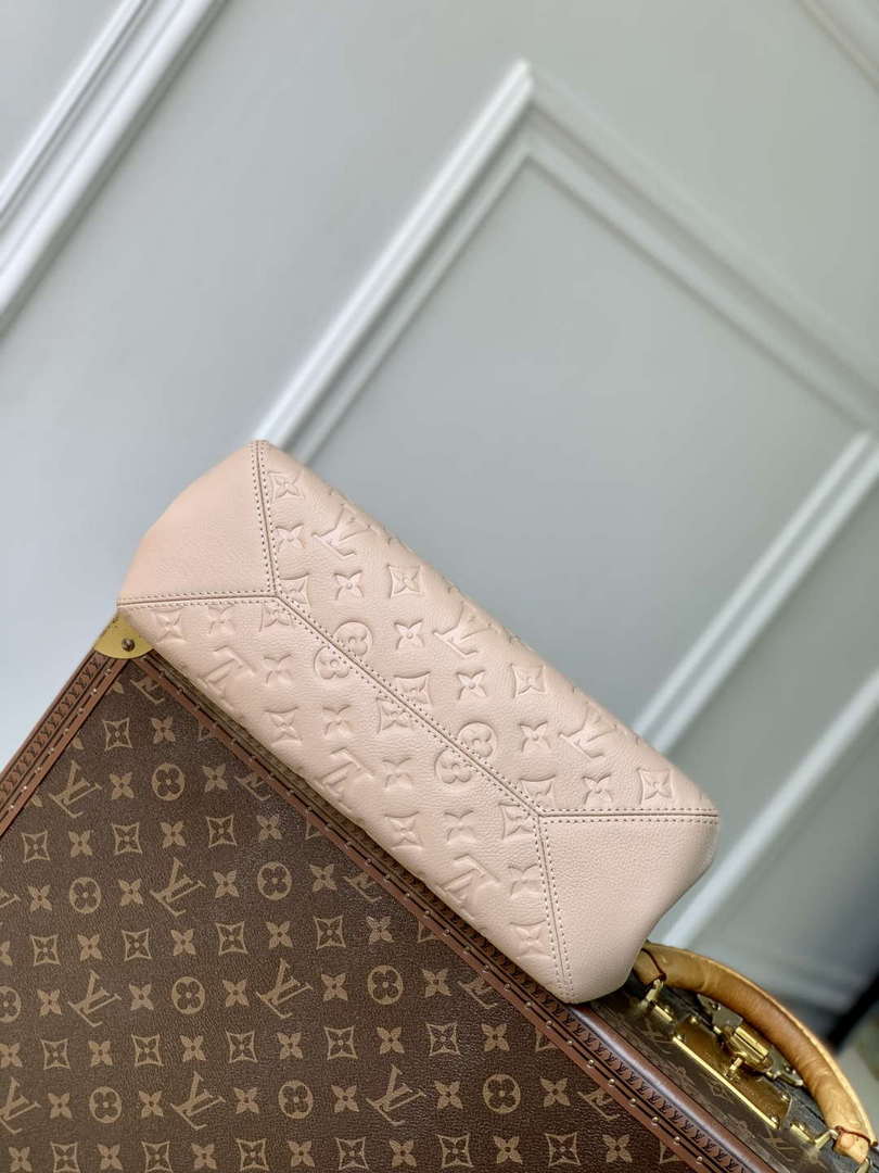 LV M14659 Louis Vuitton Anytime PM Cowhide Leather Bag Sand - Default Title - View 4