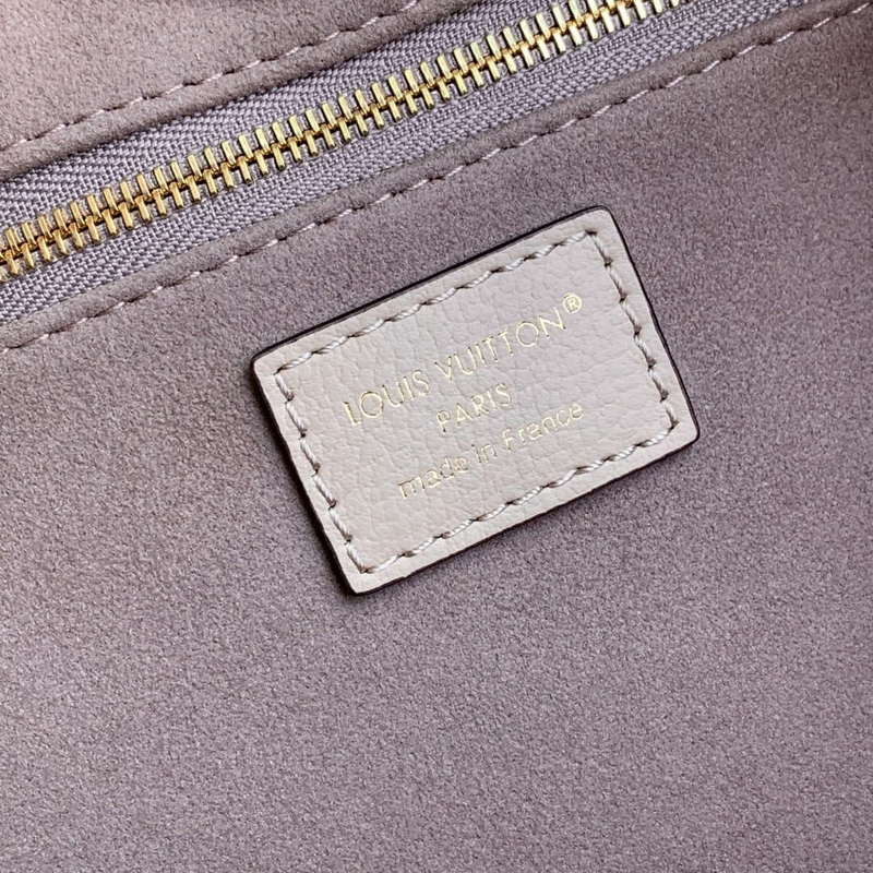LV M14659 Louis Vuitton Anytime PM Cowhide Leather Bag Sand
