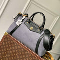 LV M14702 Louis Vuitton LV Biker MM Handbag Dark Denim - Default Title - View 1