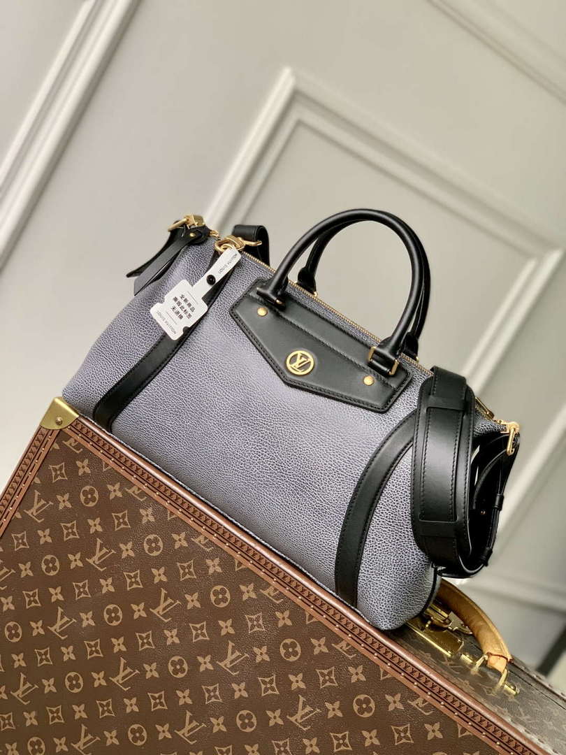 LV M14702 Louis Vuitton LV Biker MM Handbag Dark Denim - Default Title - View 1