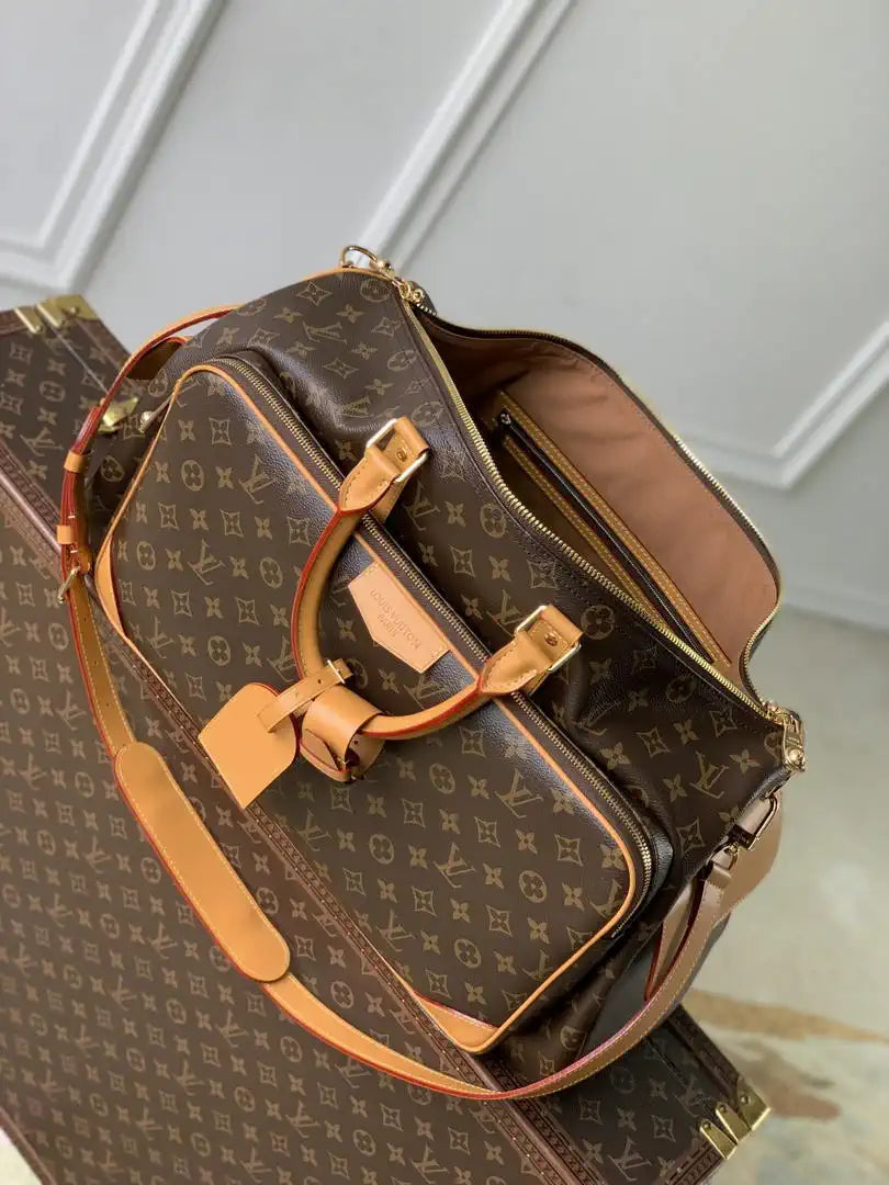 LV M14735 Louis Vuitton Keepall Cargo 50 Travel Bag Monogram
