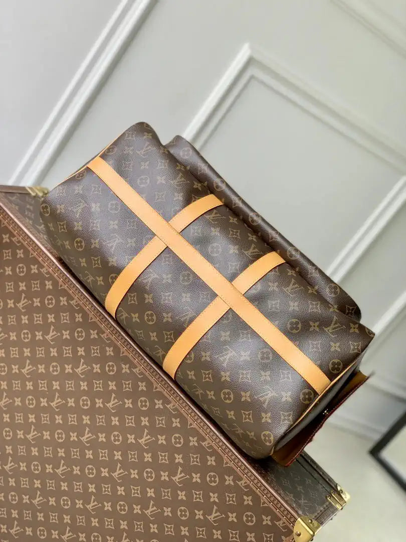 LV M14735 Louis Vuitton Keepall Cargo 50 Travel Bag Monogram