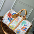 LV M14736 Louis Vuitton Keepall Bandouliere 45 Bag Monogram - Default Title - View 1