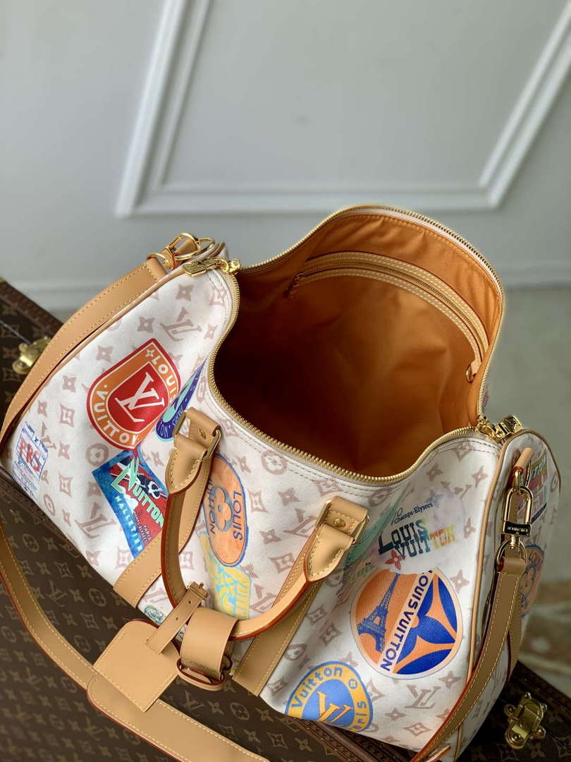 LV M14736 Louis Vuitton Keepall Bandouliere 45 Bag Monogram