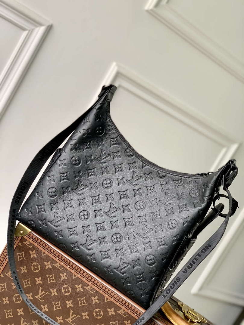 LV M14778 Louis Vuitton Hobo Cargo Bag Black - Default Title - View 3