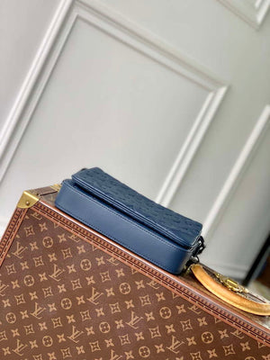 LV M14785 Louis Vuitton Trio Messenger Bag Navy Blue - Default Title - View 4