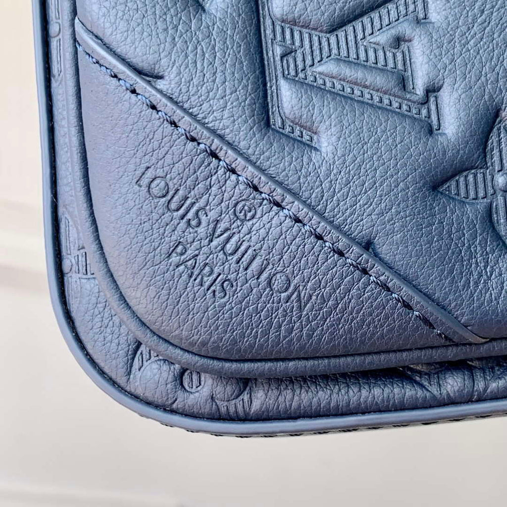 LV M14785 Louis Vuitton Trio Messenger Bag Navy Blue