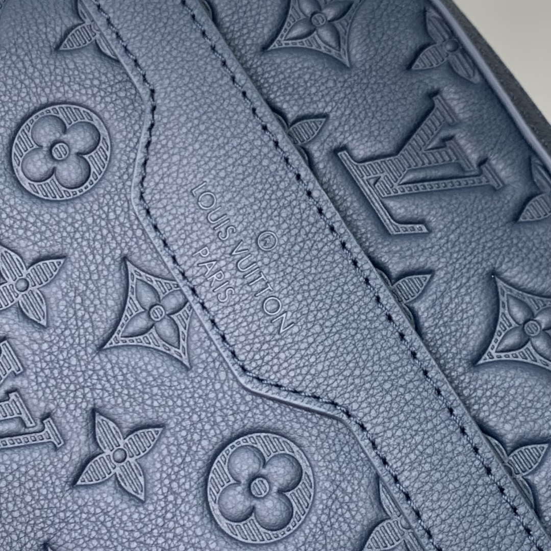 LV M14785 Louis Vuitton Trio Messenger Bag Navy Blue