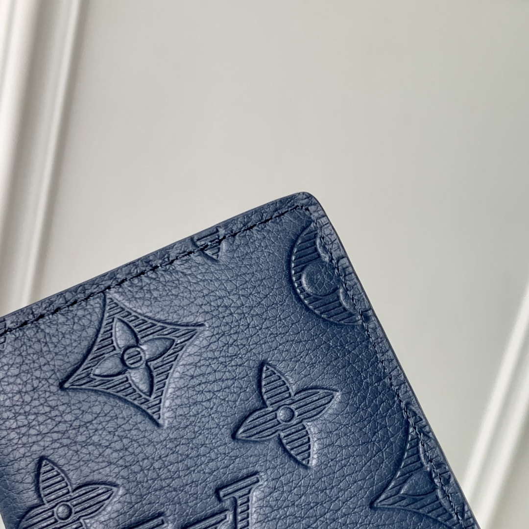 LV M14786 Louis Vuitton Pocket Organizer Navy Blue - Default Title - View 4