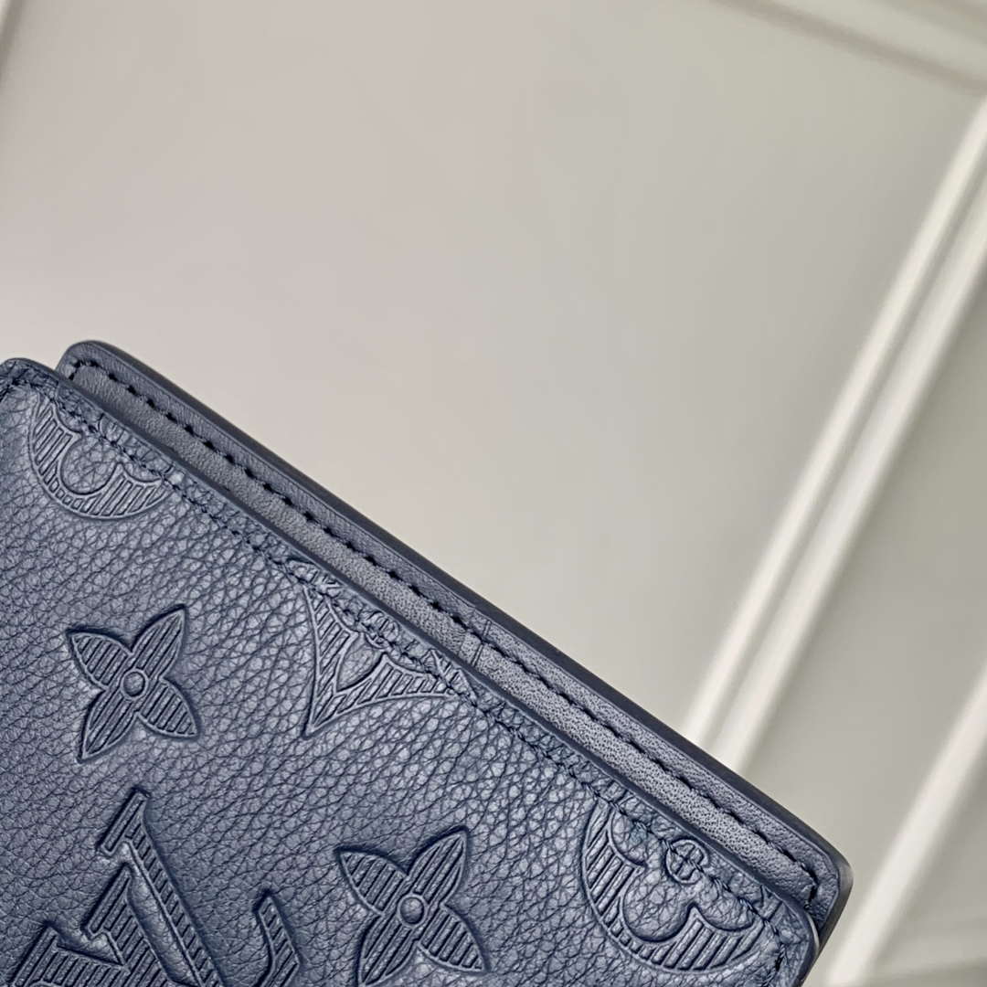 LV M14786 Louis Vuitton Pocket Organizer Navy Blue
