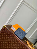 LV M14787 Louis Vuitton Multiple Wallet Navy Blue