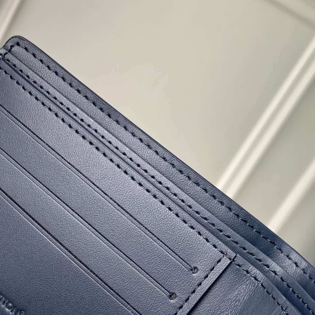 LV M14787 Louis Vuitton Multiple Wallet Navy Blue - Default Title - View 6