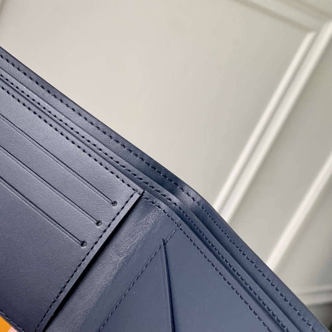 LV M14787 Louis Vuitton Multiple Wallet Navy Blue