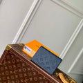 LV M14792 Louis Vuitton Passport Cover Navy Blue - Default Title - View 1