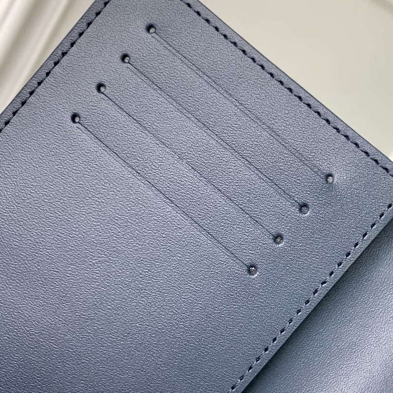 LV M14792 Louis Vuitton Passport Cover Navy Blue - Default Title - View 7