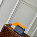 LV M14793 Louis Vuitton Victor Wallet Navy Blue - Default Title - View 1